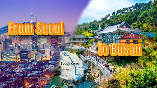 From Seoul to Busan on the train. Music movie only