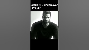 NFS undercover be like