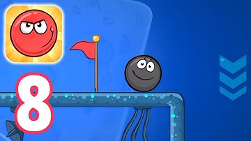 Red Ball 4 - Gameplay Walkthrough Part 8 - Battle For The Moon Levels 53 - 56 (iOS Android)