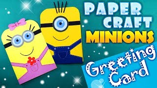 DIY | minions greeting card | simple craft
