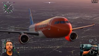 Airbus A320 CFM from KORD to KBOS flight 1 hour 30 Min (495) #msfs
