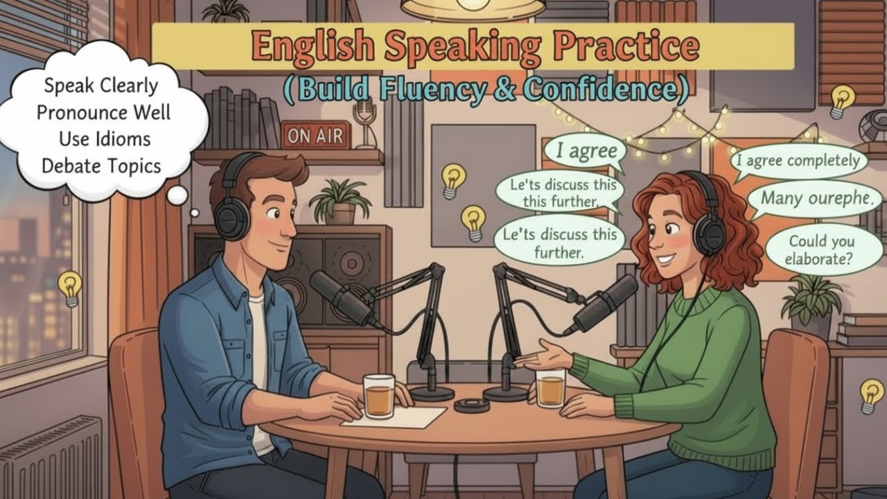 English Speaking Practice  Real Life Conversation for Beginners