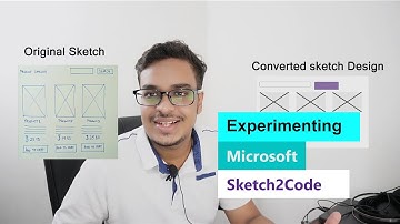 Experimenting Microsoft Sketch2Code