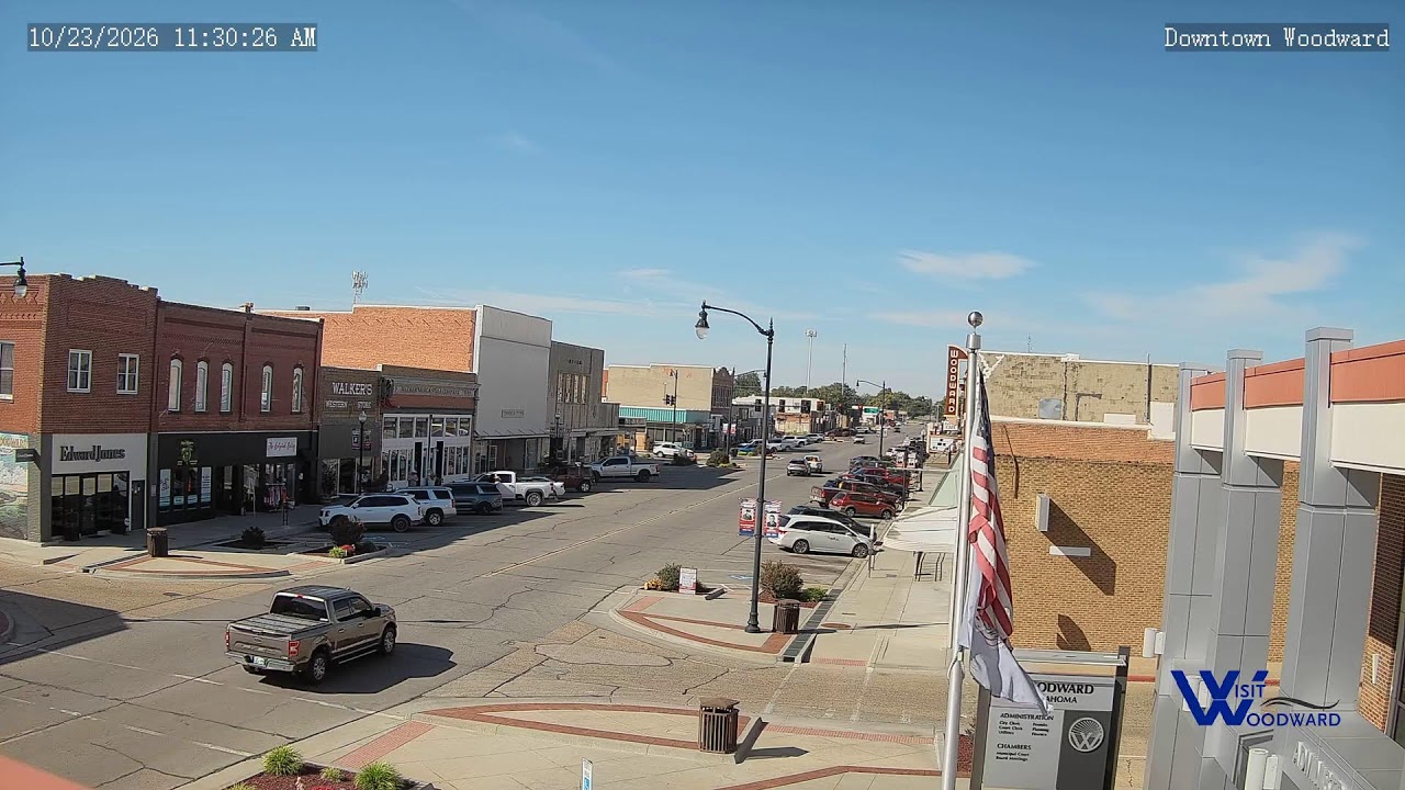 Downtown Woodward, Oklahoma Live Camera — Woodward, OK live camera thumbnail