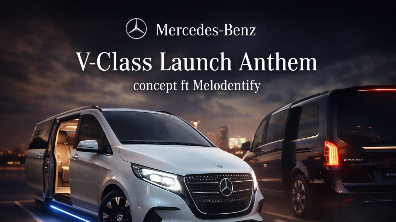 @MercedesBenz  V-Class Anthem 🔥 by Melodentify | The Sound of Arrival