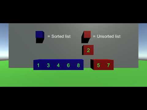 Insertion sort visual