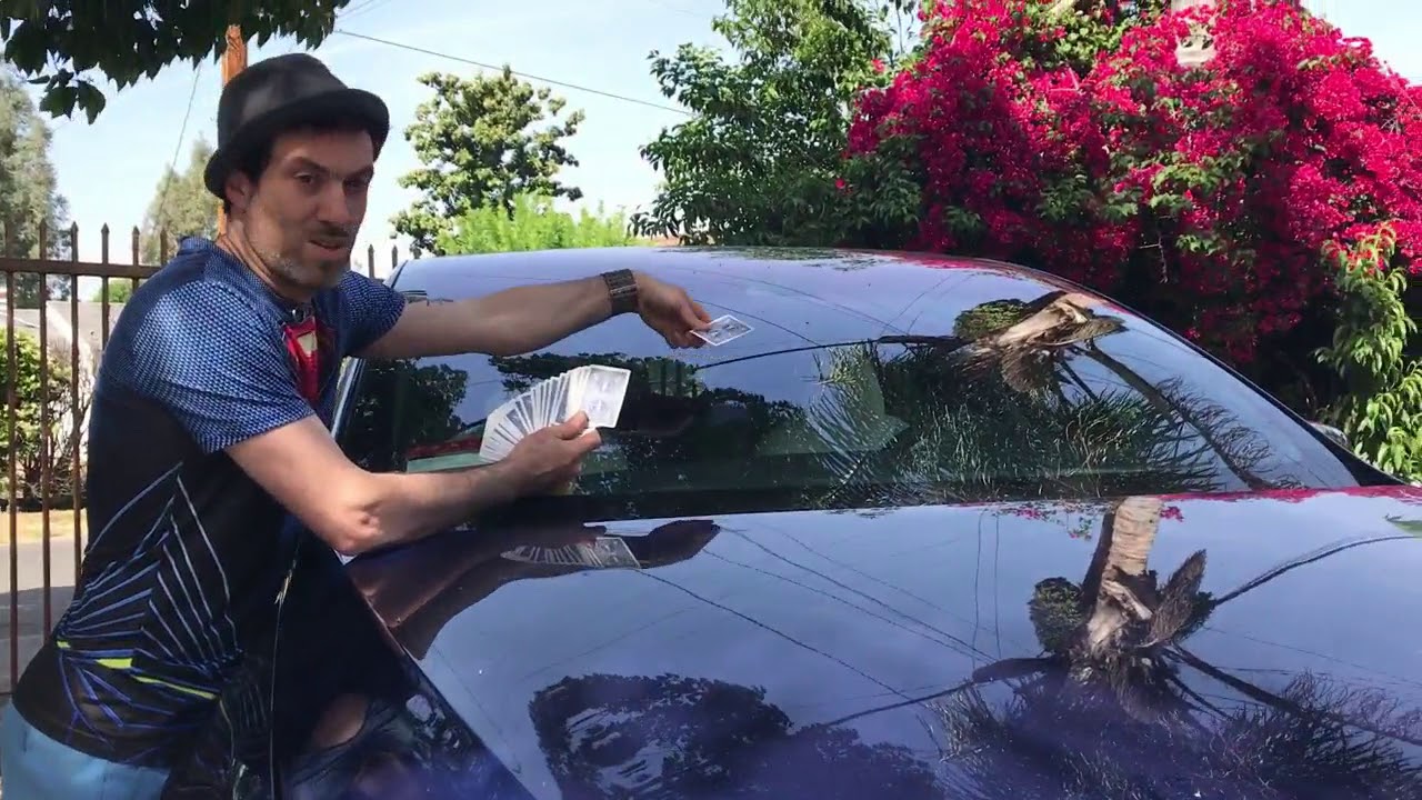 david dahan magician card thru window YouTube