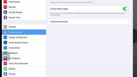 Adding Screen Recording to Control Center