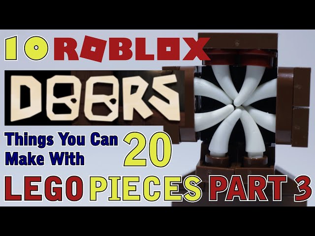 How to make Roblox Doors LEGO Minifigs PART 3: El Goblino, Bob, Snare,  Dupe, Void, and Jeff 