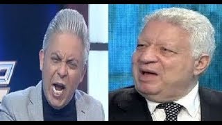 معتز يمسح الارض بمرتضى منصور لسبه جماهير الزمالك : يا معرض يا جزمة يا وسخ