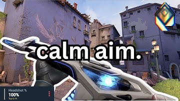 console valorant but i have CALM AIM...