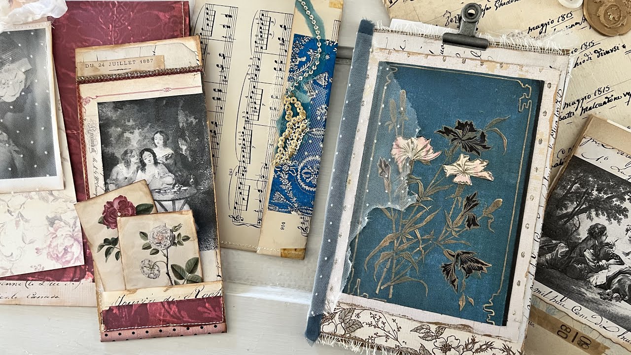 Junk Journal Ephemera Holder Flip Through - created by my Mom 💕