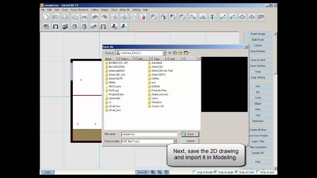 InteriCAD T5 - Exporting from 2D Design To Vr and Modeling Design