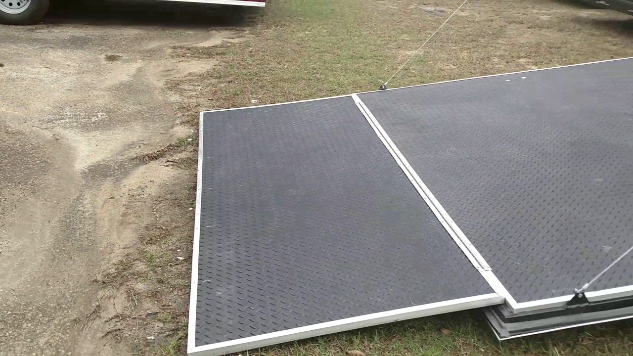 Enclosed Trailer Hinged Ramp Door Extension Car Ramp Help