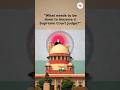 Supreme Court Judge | Chief Justice Of India | Indian Polity for UPSC #cji #indianpolity #upsc