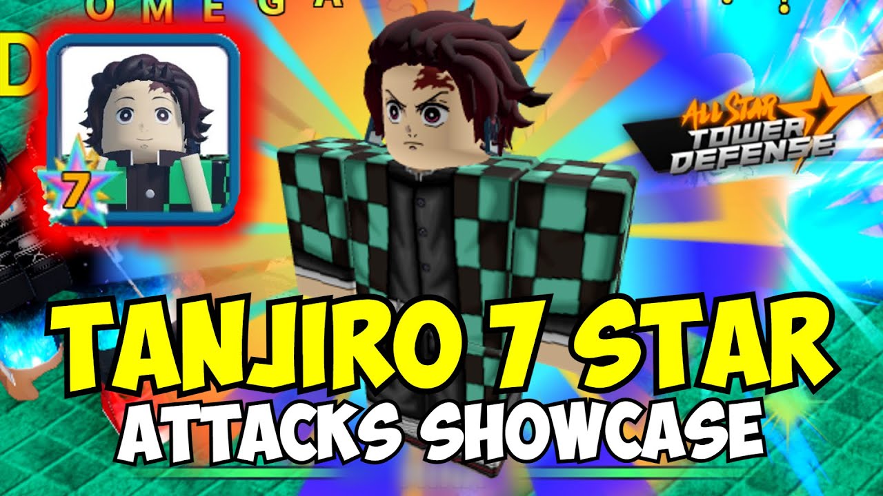 Tanjiro 7 Star is INSANELY OP!  All Star Tower Defense Attack FX Showcase!  By @oitnai 