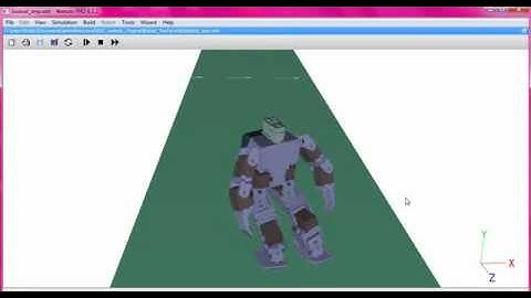 Optimum omnidirectional walking of the Bioloid humanoid robot