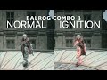 Devil May Cry 5 Balrog skills Normal vs Ignition moveset comparison / バルログの通常技とイグニション時のモーション比較