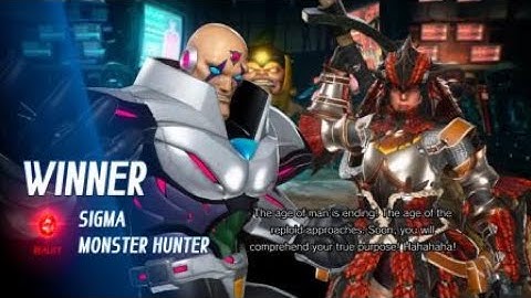 MARVEL VS. CAPCOM: INFINITE Sigma/Monster Hunter Vs X/Spiderman