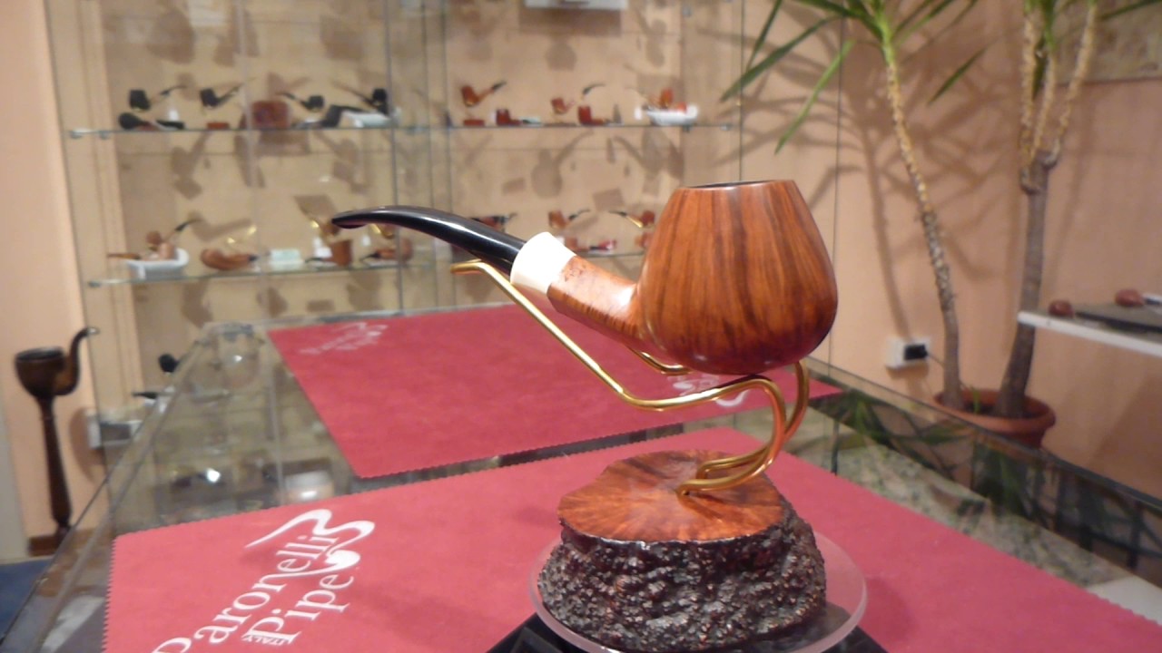 Vintage briar pipe W.O. LARSEN grade 8 year 1980 unsmoked -  eBay number: 401253143854