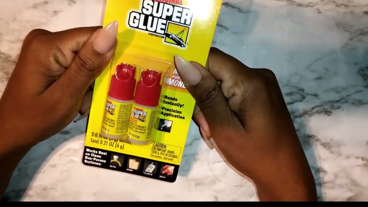 Using Dollar Tree Super Glue on Nails 2022