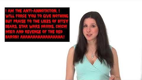 YouTube Annotations: The Annotated How-To
