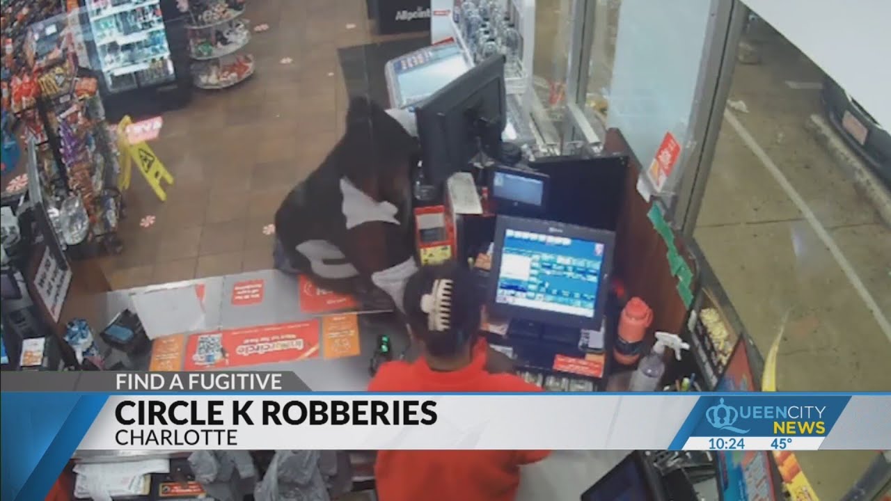 Suspect wanted for Charlotte Circle K robberies - YouTube