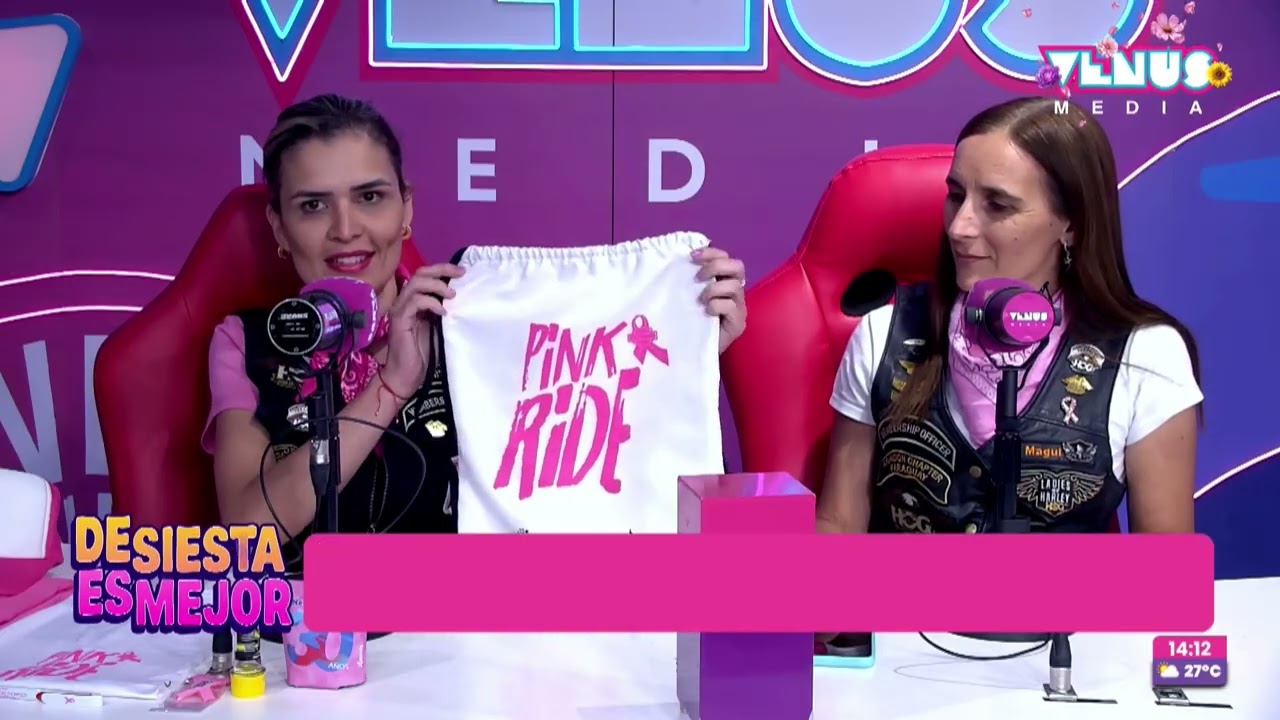 Sumate a la novena rodada solidaria Pink Ride 2025