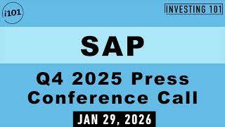 SAP Q4 2025 Press Conference Call | Jan 29, 2026