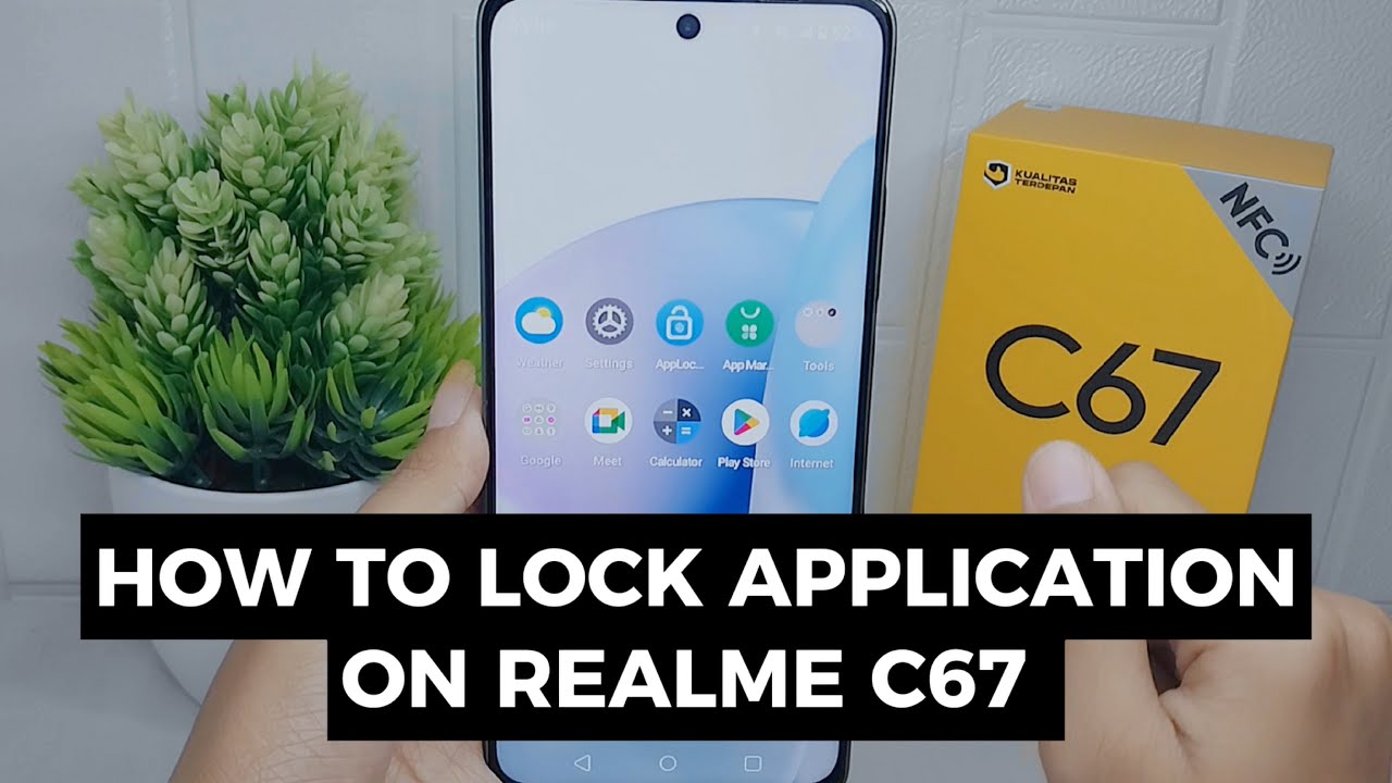 how-to-lock-application-on-realme-c67-youtube