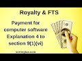 Payment for computer software - Explanation 4 to section 9(1)(vi) - Non-Resident - +91-9667714335