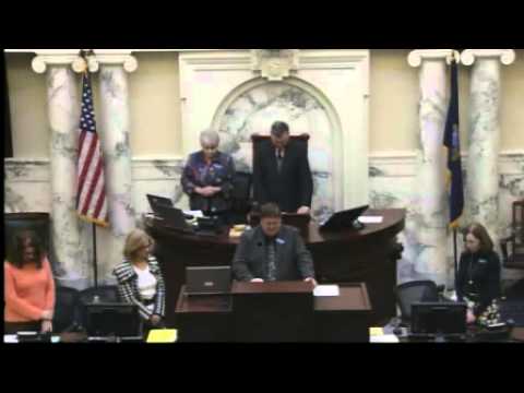 Tom Hansen Idaho House Chaplain in Tribute to Moscow Shooting Victims - January 13, 2015