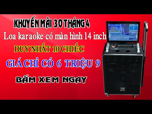 Loa Karaoke Bluetooth Có Màn Hình 14 inch JMW 101 hát karaoke hay ...