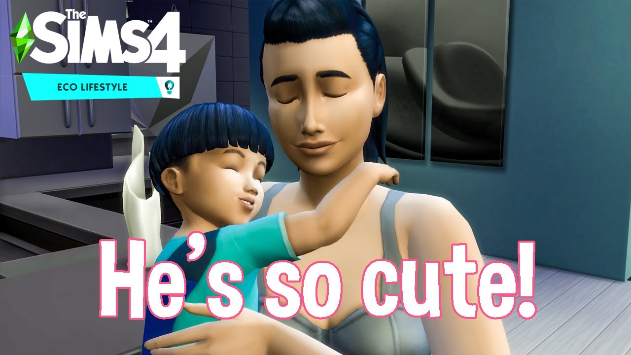 We're going to steal this baby Sims 4 Let's Play Eco Lifestyle Part 8