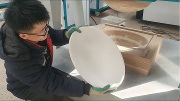 solid surface oval round basin thermoforming hydraulic pressing machine