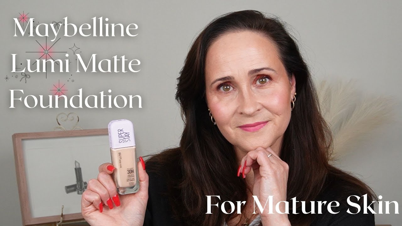Testing Maybelline Lumi Matte Foundation for Mature Skin. 8 Hour Wear Test