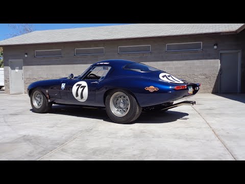 Sexiest Car Ever ? 1962 Jaguar E Type Low Drag Coupe in Blue & Ride My Car Story with Lou Costabile