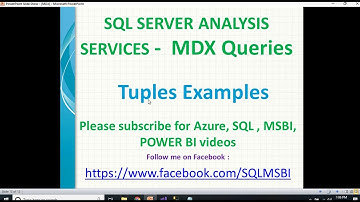 Tuples in MDX | mdx functions tuples | mdx tuples