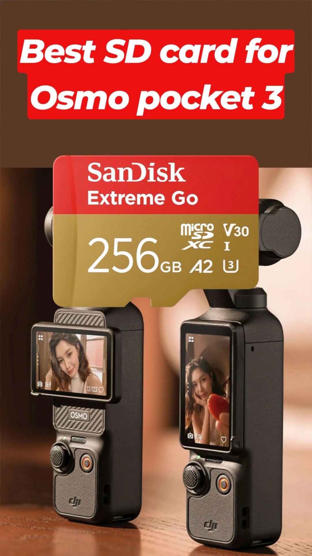 Best SD Card for DJI Osmo Pocket 3 (2025) – Fastest & Most