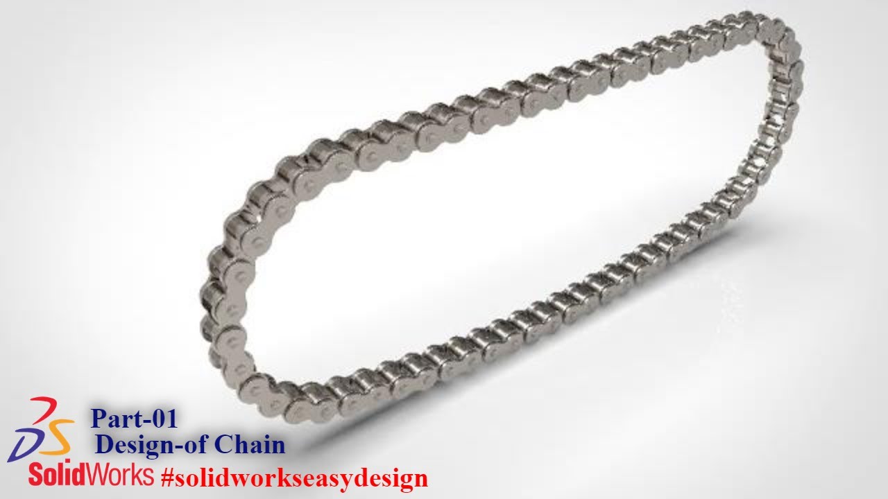 Solidworks Tutorial # 102 Chain & Sprocket Designing, Assembling, Motion Study in Solidworks.Part-01