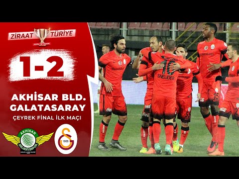 Akhisar Bld. 1-2 Galatasaray  Maç Özeti ( Ziraat Türkiye Kupası Çeyrek Final İlk Maçı) / 10.02.2016