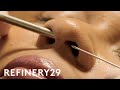 I Got A Septum Nose Piercing For The First Time | Macro Beauty | Refinery29