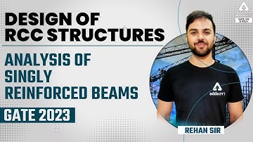 GATE 2023 Design of RCC StructuresAnalysis of singly reinforced beams