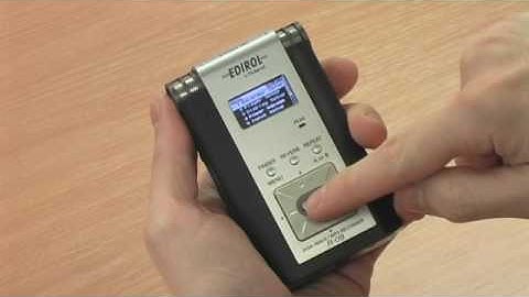 How to use an Edirol R-09 Digital Audio Recorder