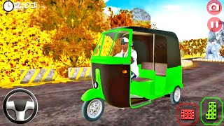 Offroad Mountain Auto TukTuk Rickshaw Simulator - TukTuk Rickshaw Hill Climb Game - Android Gameplay screenshot 5