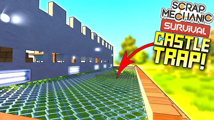 New Farmbot Trap Idea for My New Farm Castle! - Scrap Mechanic Survival Mode [SMS 21]