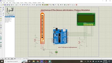 Antarmuka Sensor Flex dengan Arduino | Simulasi Proteus