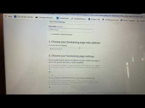 Setting up your B2A virtual challenge fundraising page (HOW TO VIDEO)
