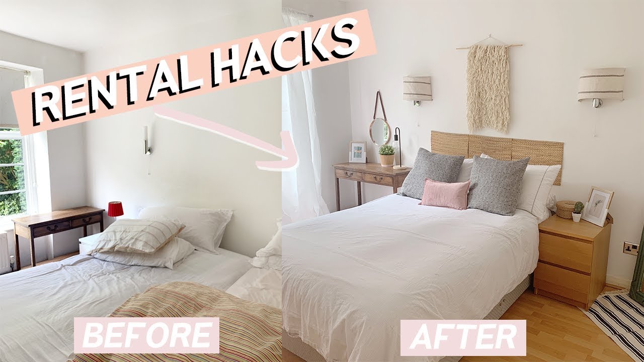 Rental Room Makeover On A Budget Easy Home Decor Hacks 2019