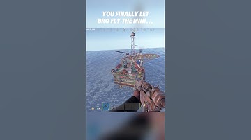 When you let bro fly the mini... #shorts #rust